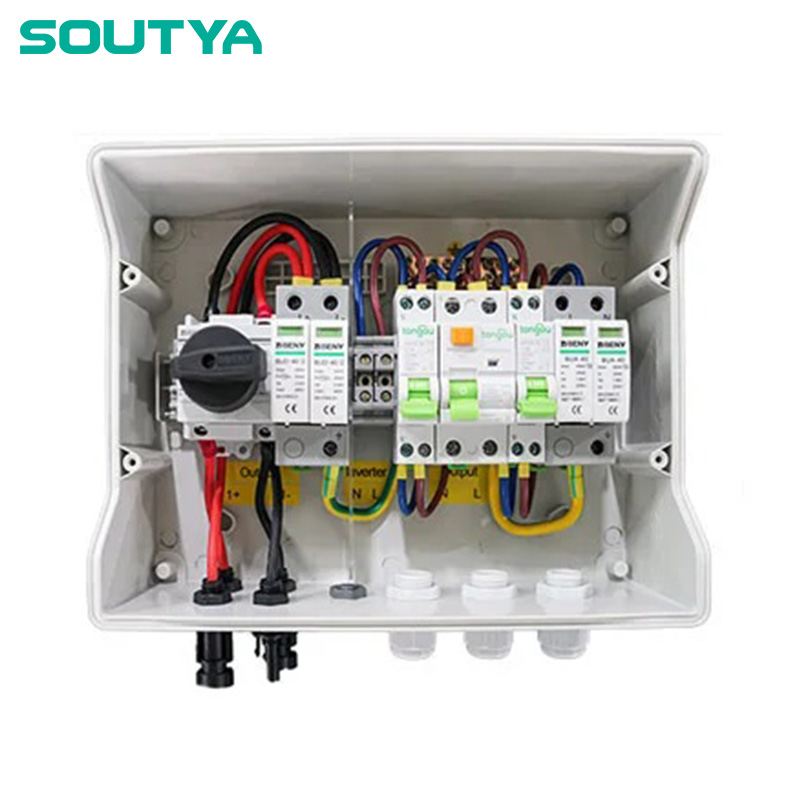 DC+AC Combiner Boxek eguzki-instalazio-denbora % 30 murrizten du - Kasu praktiko bat