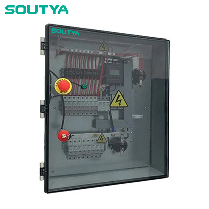 Nola Eguzki EPC batek DC arku matxura moztu duen % 35eko kostua Soutya AFCI Combiner Box-ekin