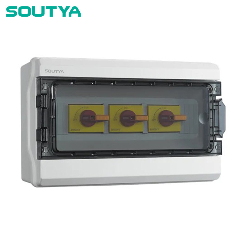 DC Isolator Box IP65 Itxitura Hiru kate